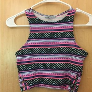 patterned crop top